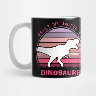 Easily Distracted By Dinosaurs Mug